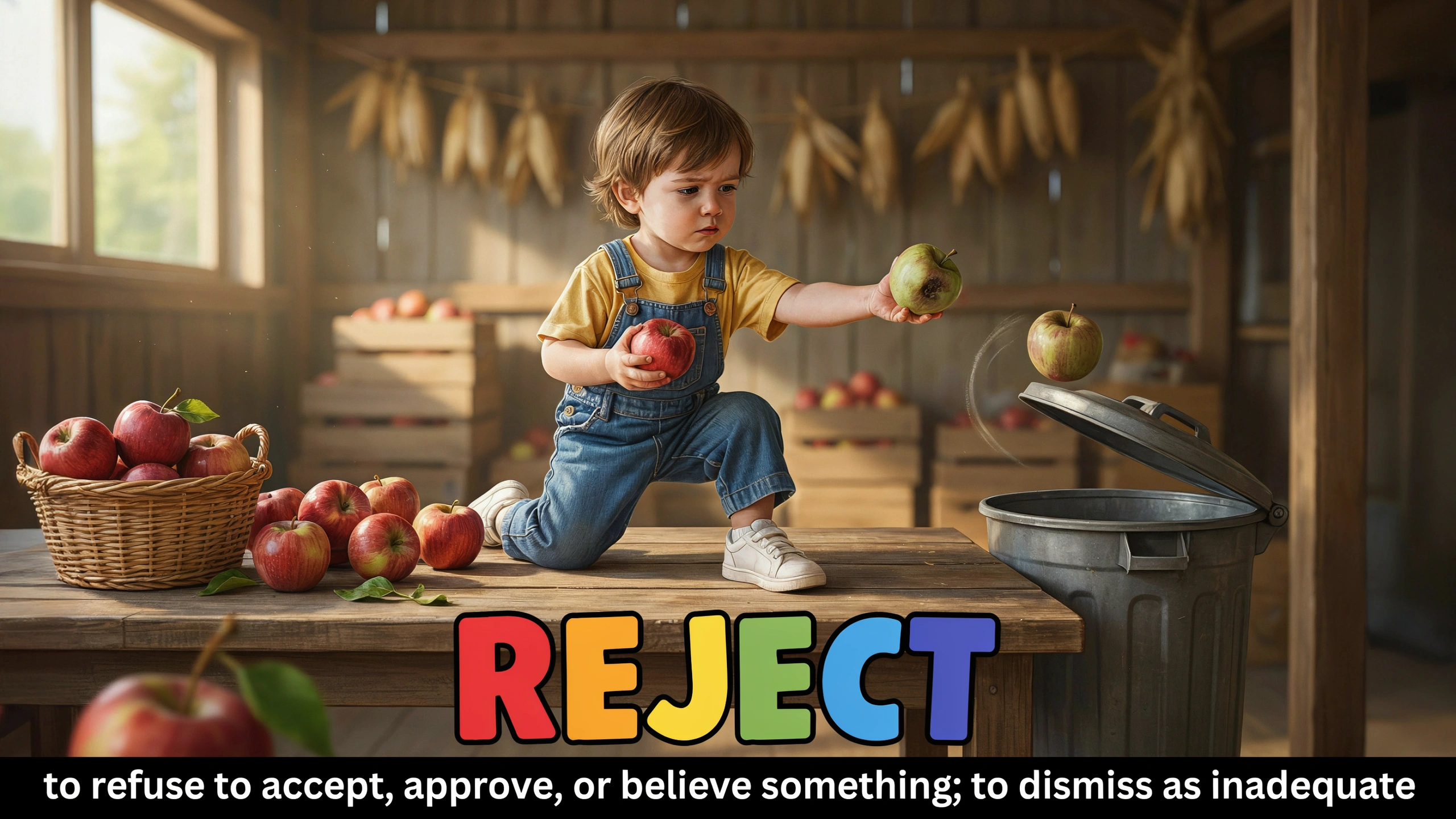 English Illustration for reject